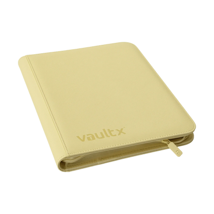 Vault X - 9-Pocket Exo-Tec® Zip Binder - Pastel Yellow