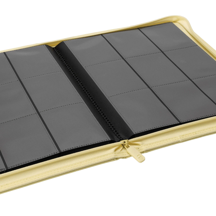 Vault X - 9-Pocket Exo-Tec® Zip Binder - Pastel Yellow