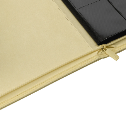 Vault X - 9-Pocket Exo-Tec® Zip Binder - Pastel Yellow