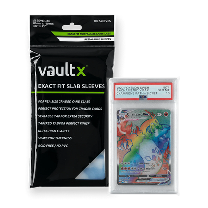 Vault X - Exact Fit Slab Sleeves PSA (100 Pack)