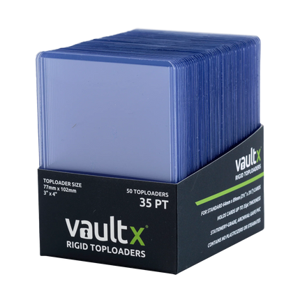 Vault X - Rigid Toploaders 35pt (50 Pack)