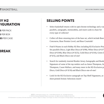Panini - 2023/24 Select Basketball (NBA) - Hybrid H2 Box