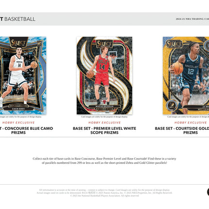 Panini - 2024/25 Select Basketball (NBA) - Hobby Box