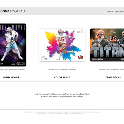 Panini - 2024 One American Football (NFL) - Hobby Box