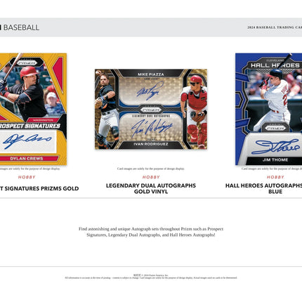 Panini - 2024 Prizm Baseball (MLB) - Hobby Box