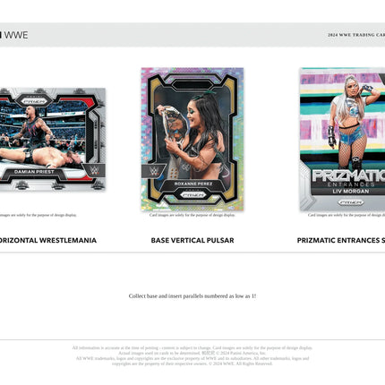 Panini - 2024 Prizm WWE Wrestling - Hobby Box (12 Packs)