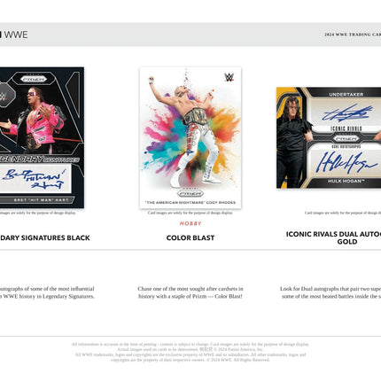 Panini - 2024 Prizm WWE Wrestling - Hobby Box (12 Packs)