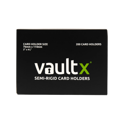 Vault X - Semi-Rigid Card Holders (200 Pack)