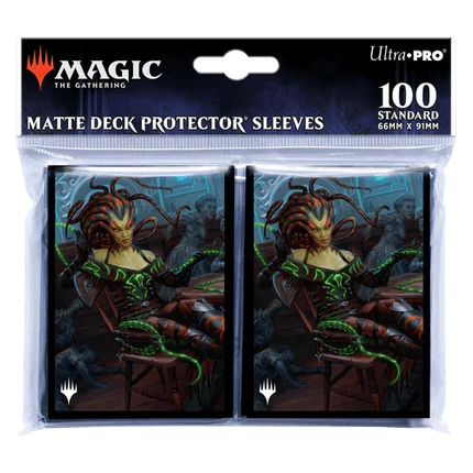 Outlaws of Thunder Junction Vraska, the Silencer Key Art Deck Protector Sleeves (100ct) for Magic: The Gathering
