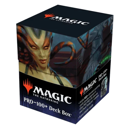 Outlaws of Thunder Junction Vraska, the Silencer Key Art 100+ Deck Box® for Magic: The Gathering