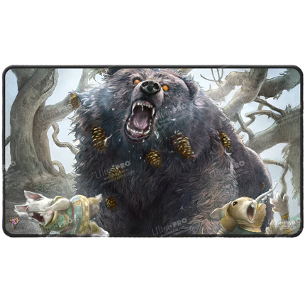 Ultra Pro - MTG: Bloomburrow - Lumra, Bellow of the Woods Black Stitched Playmat