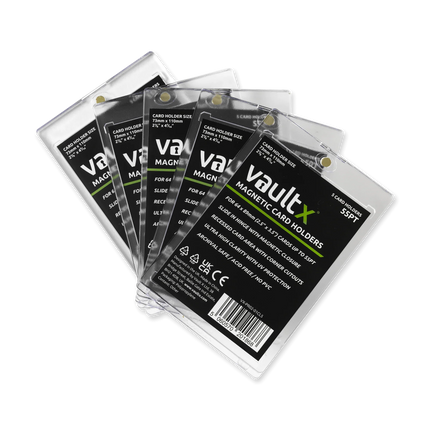 Vault X - Magnetic Card Holders 55pt (5 Pack)