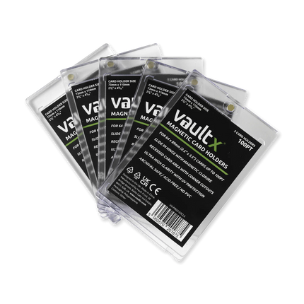 Vault X - Magnetic Card Holders 100pt (5 Pack)