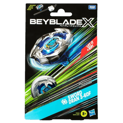 Beyblade X - Starter Pack Top and Launcher - Sword Dran 3-60F