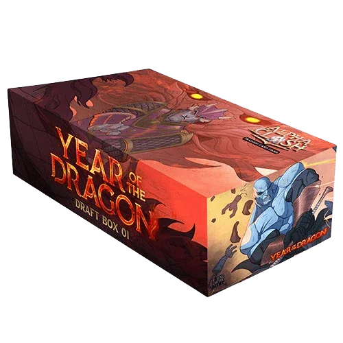 Alpha Clash TCG - Year of the Dragon - Draft Booster Box (32x Packs) The Card Vault Alpha Clash TCG - Year of the Dragon - Draft Booster Box (32x Packs) The Card Vault