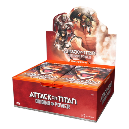 UniVersus CCG - Attack on Titan - Origins of Power Booster Box (24x Packs)