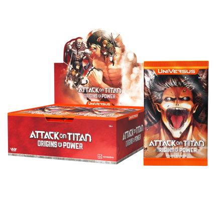 UniVersus CCG - Attack on Titan - Origins of Power Booster Box (24x Packs)