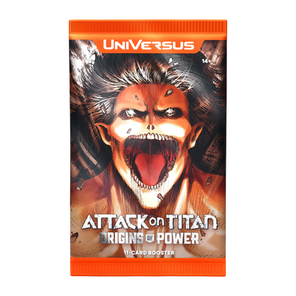 UniVersus CCG - Attack on Titan - Origins of Power Booster Box (24x Packs)