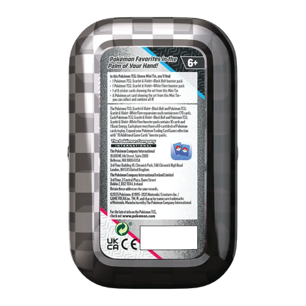 Pokemon TCG - Scarlet & Violet - Black Bolt & White Flare - Mini Tin