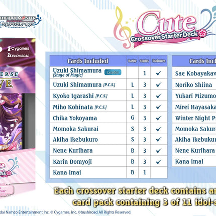 Shadowverse: Evolve - Crossover - The idolm@ster Cinderella Girls - Mega Bundle