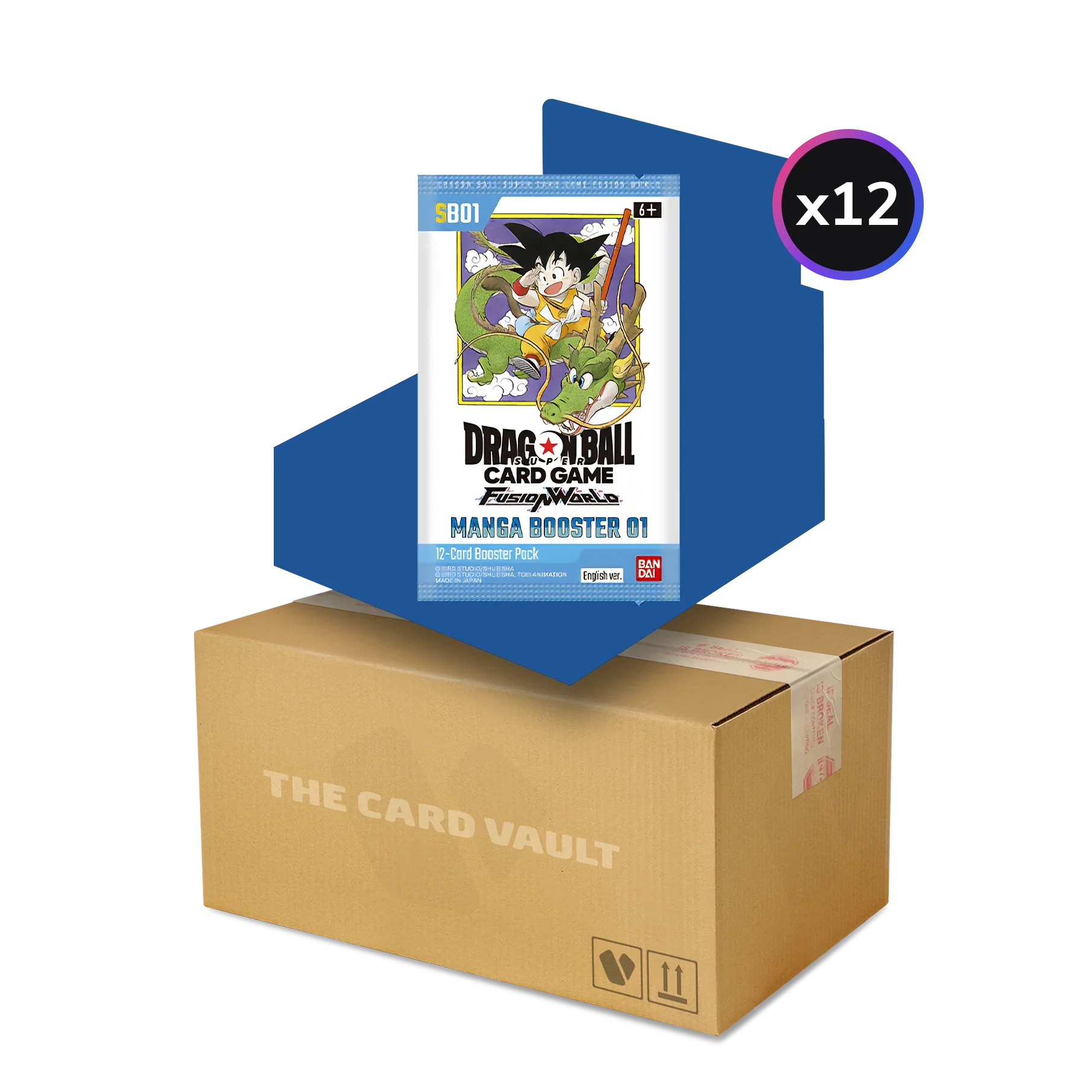 Dragon Ball Super CG - Manga Booster (SB01) - Display Case (12x Boxes) The Card Vault Dragon Ball Super CG - Manga Booster (SB01) - Display Case (12x Boxes) The Card Vault