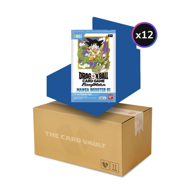Dragon Ball Super CG - Manga Booster (SB01) - Display Case (12x Boxes) The Card Vault Dragon Ball Super CG - Manga Booster (SB01) - Display Case (12x Boxes) The Card Vault