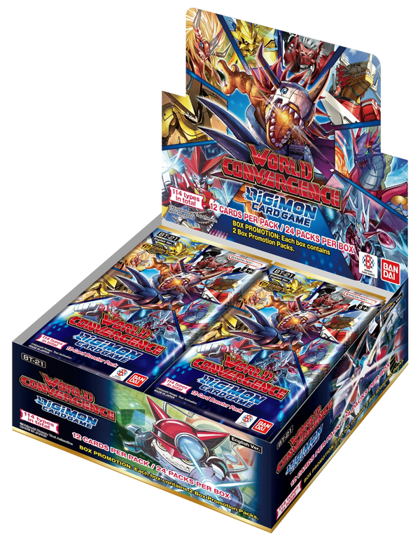 Digimon Card Game - World Convergence (BT21) - Booster Box (24x Packs) Digimon Card Game - World Convergence (BT21) - Booster Box (24x Packs)