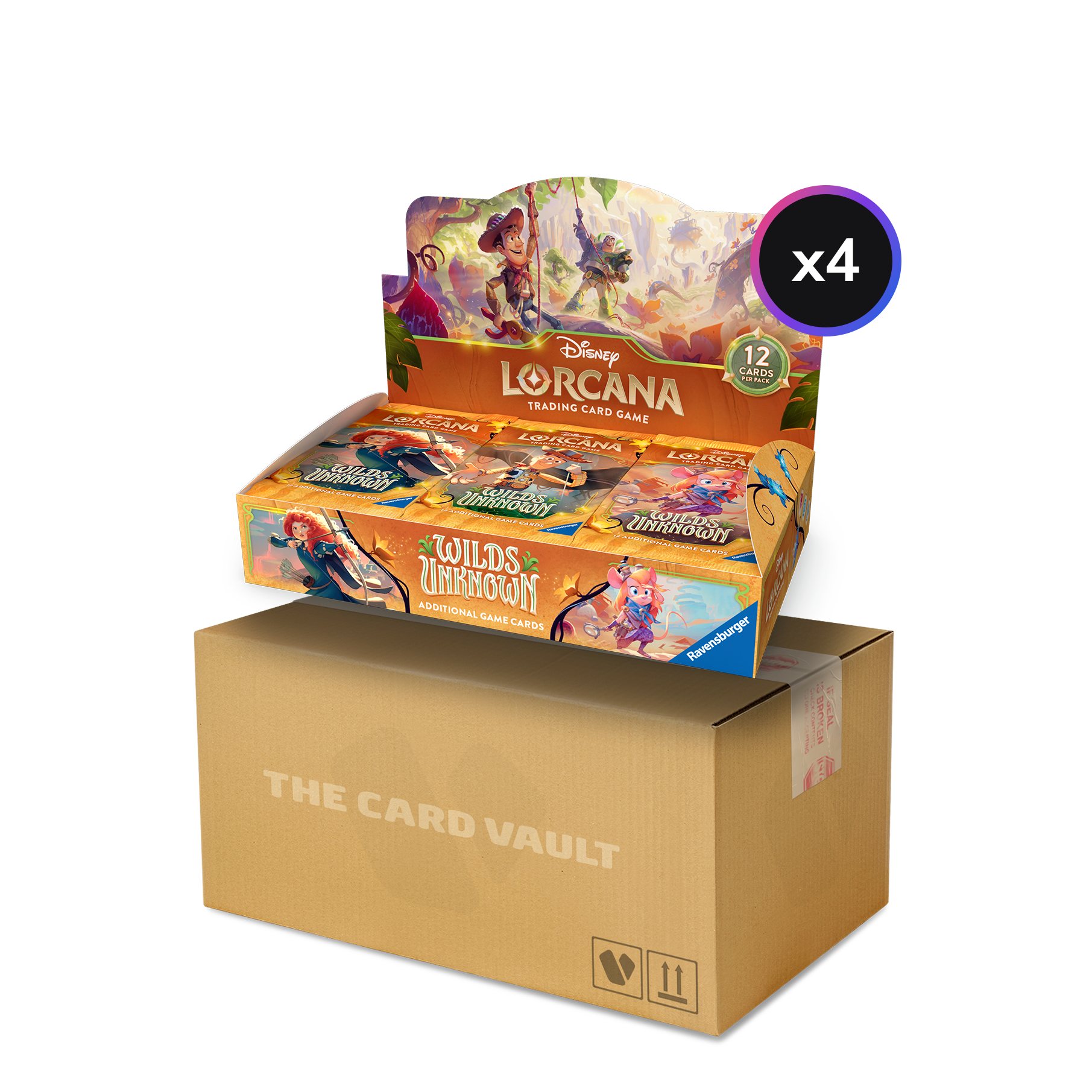 Disney - Lorcana TCG - Wilds Unknown - Display Case The Card Vault Disney - Lorcana TCG - Wilds Unknown - Display Case The Card Vault