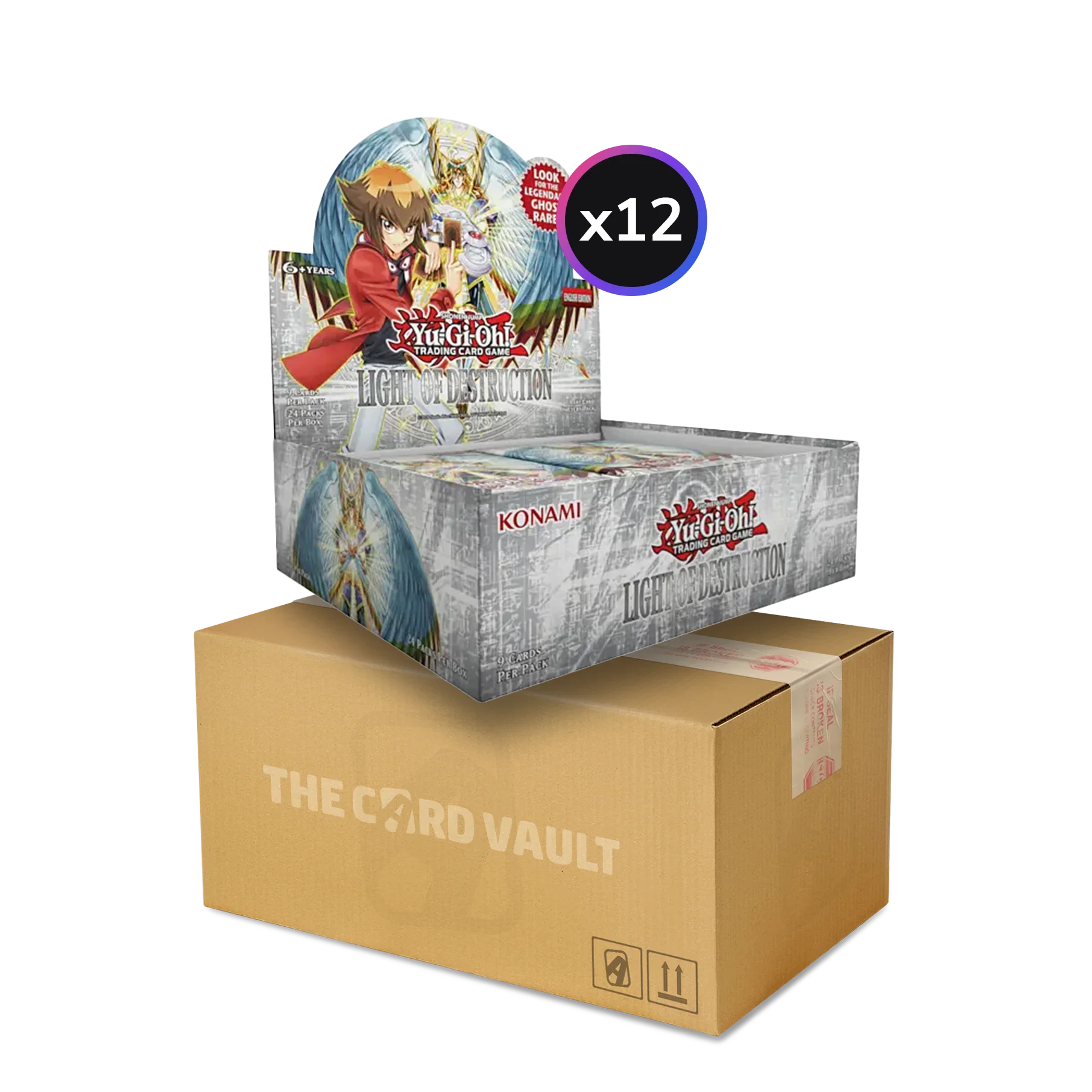 Yu-Gi-Oh! TCG Light Of Destruction - Display Case - Unlimited Reprint The Card Vault Yu-Gi-Oh! TCG Light Of Destruction - Display Case - Unlimited Reprint The Card Vault
