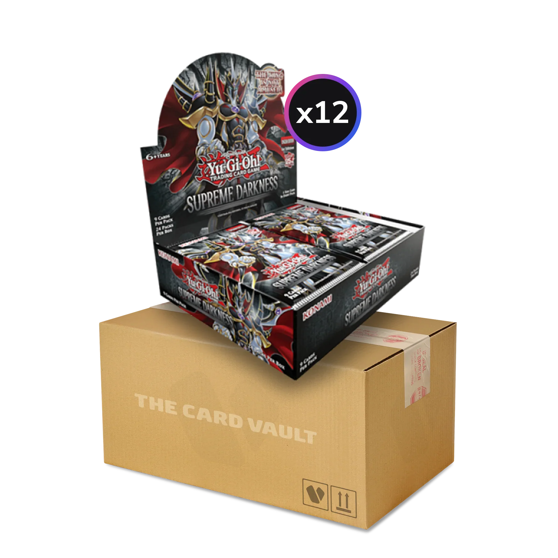 Yu-Gi-Oh! TCG - Supreme Darkness - Display Case (12x Booster Boxes) The Card Vault Yu-Gi-Oh! TCG - Supreme Darkness - Display Case (12x Booster Boxes) The Card Vault