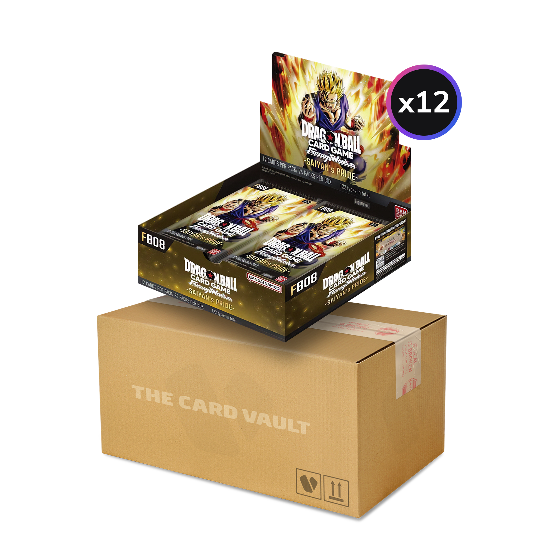 Dragon Ball Super CG Fusion World - (FB08) - Display Case The Card Vault Dragon Ball Super CG Fusion World - (FB08) - Display Case The Card Vault