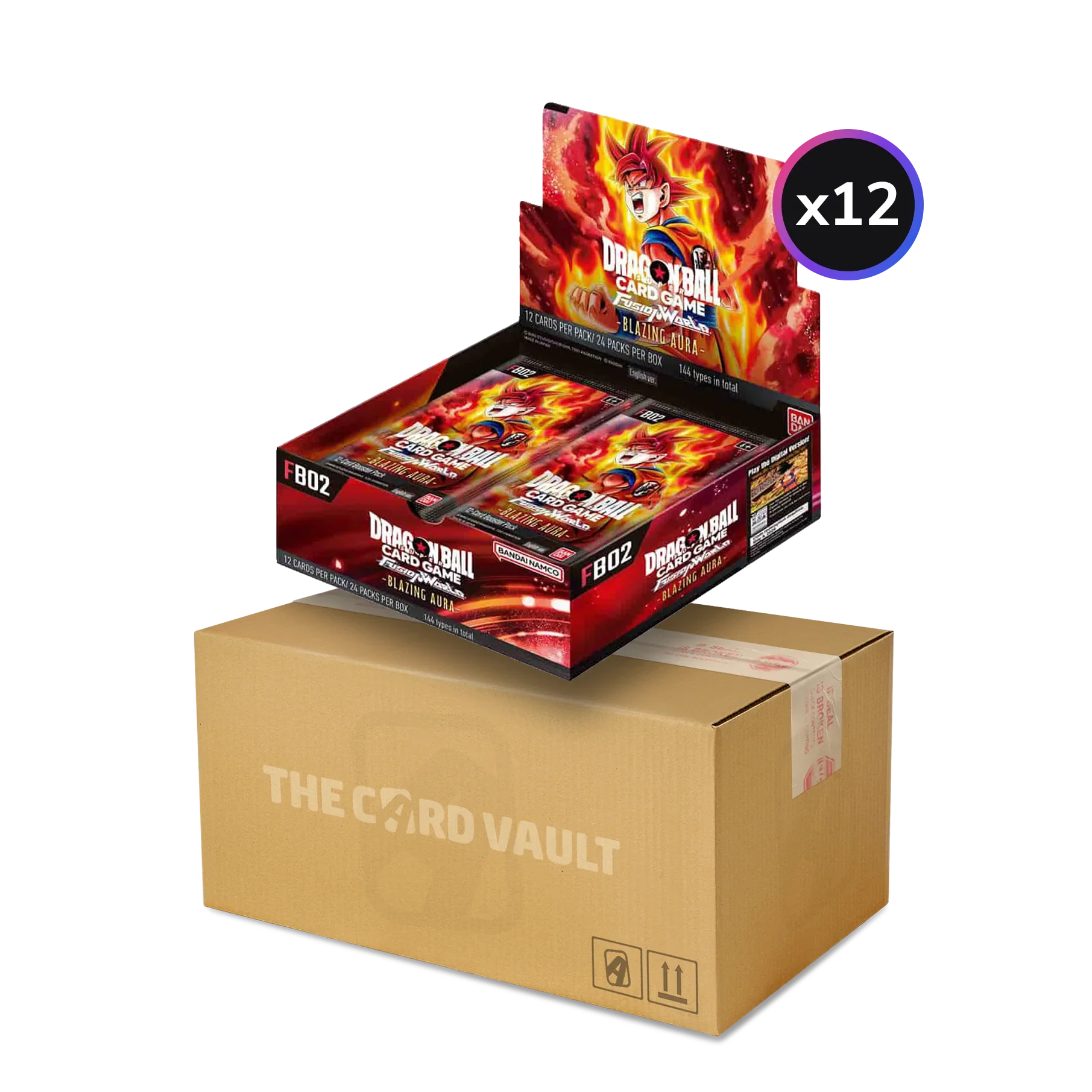Dragon Ball Super Card Game Blazing Aura Booster Box Fusion World FB02 Brand New Sealed Fusion World FB02 Box Dragon Ball Super Card Game Blazing Aura Booster Box Fusion World FB02 Brand New Sealed Fusion World FB02 Box