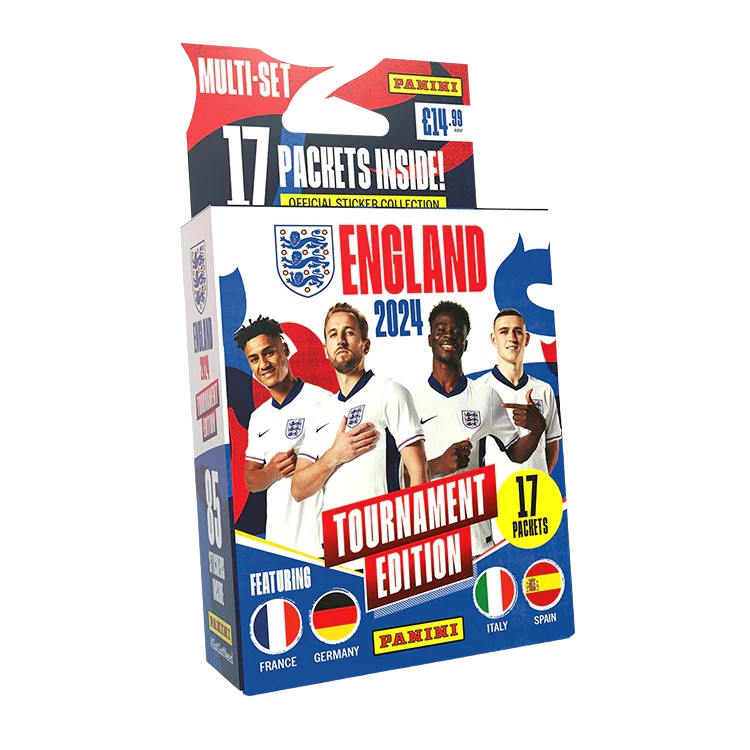 Panini - England 2024 Tournament Edition Football (Soccer) Sticker Collection - Mega Multiset