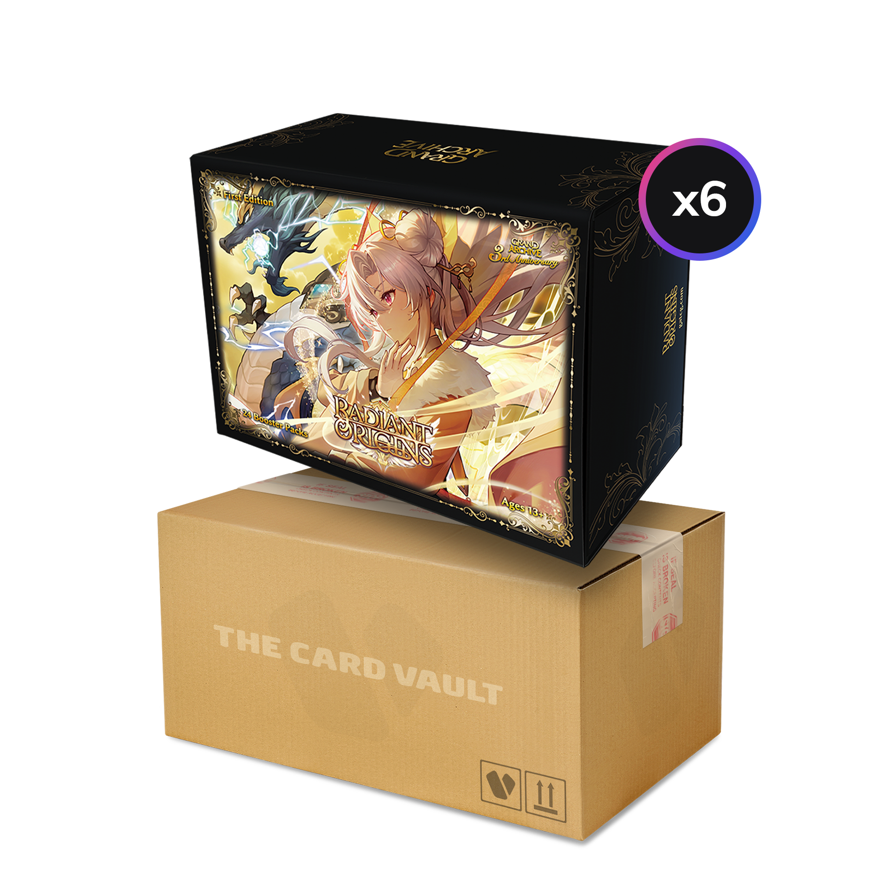 grand archive tcg booster box Grand Archive TCG Radiant Origins Display Case (1st Edition) – The Card Vault
