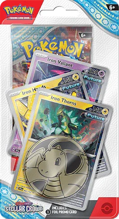 Pokemon TCG - Scarlet & Violet - Stellar Crown - Premium Checklane Blister - Iron Thorns