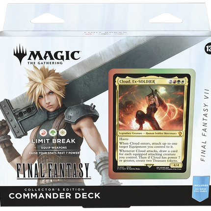 Magic: The Gathering - Universes Beyond - Final Fantasy - Collector Commander Deck - Cloud, Ex-Soldier
