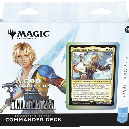 Magic: The Gathering - Universes Beyond - Final Fantasy - Collector Commander Deck - Tidus, Yuna's Guardian