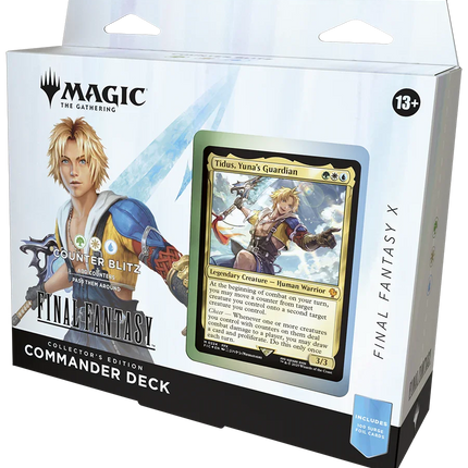 Magic: The Gathering - Universes Beyond - Final Fantasy - Collector Commander Deck - Tidus, Yuna's Guardian