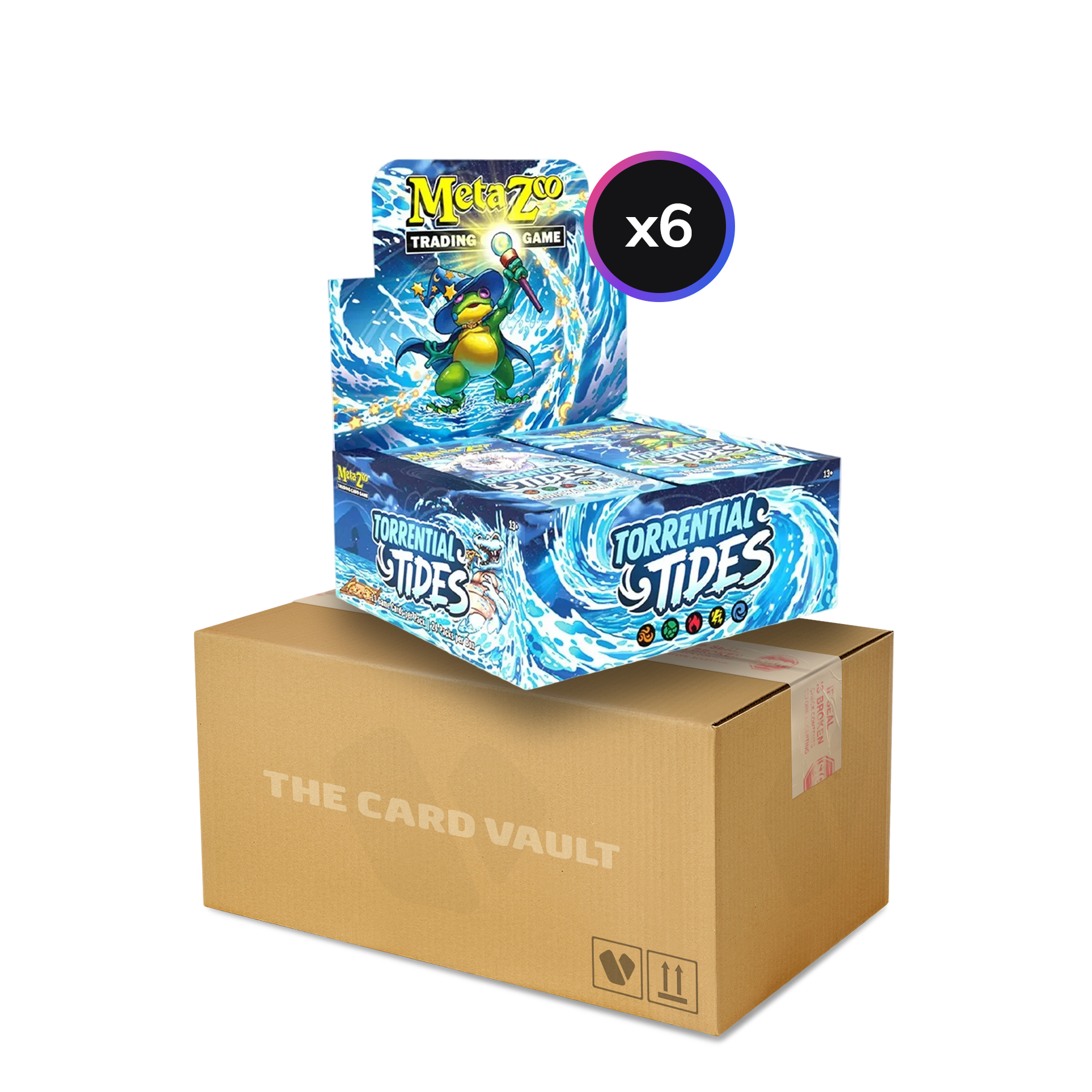 Booster Quantity Booster Box MetaZoo Torrential Tides Booster Box (SEALED) - 24 Booster Packs, 2025 Set, English Pokmon Japanese Sealed Booster Boxes Booster Quantity Booster Box MetaZoo Torrential Tides Booster Box (SEALED) - 24 Booster Packs, 2025 Set, English Pokmon Japanese Sealed Booster Boxes