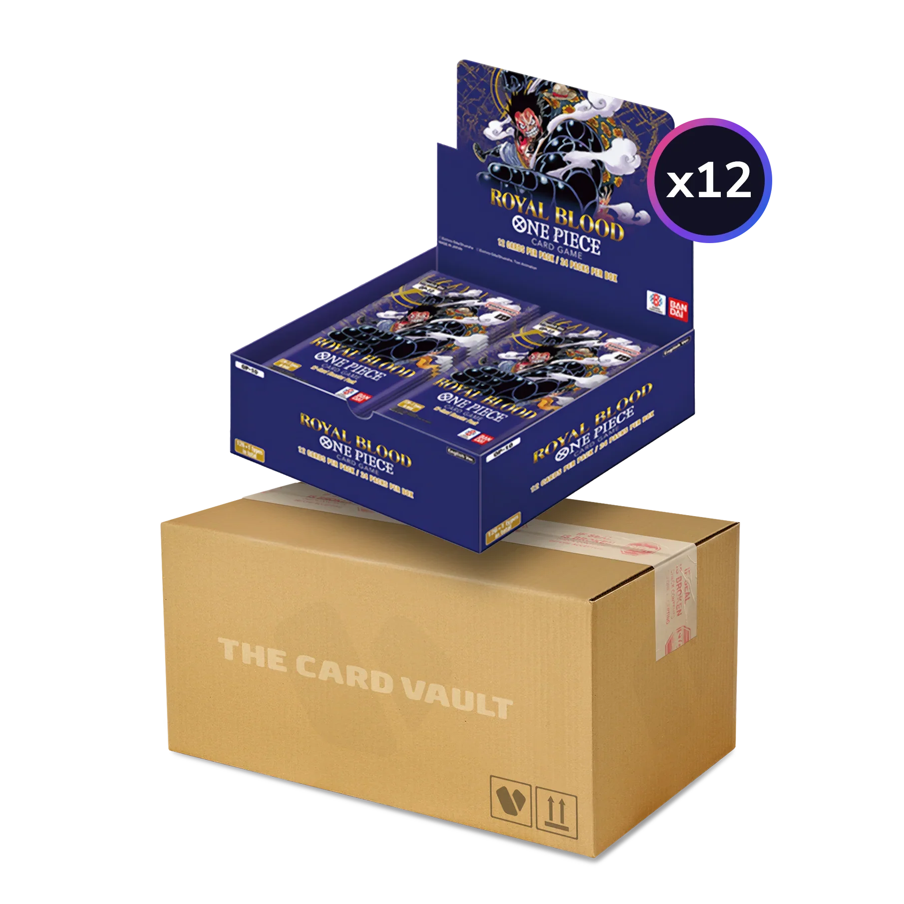 One Piece TCG - Royal Blood (OP-10) - Display Case (12x Booster Boxes) The Card Vault One Piece TCG - Royal Blood (OP-10) - Display Case (12x Booster Boxes) The Card Vault
