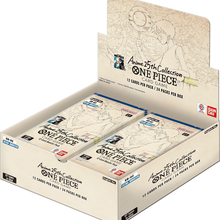 One Piece TCG - Extra Booster - Anime 25th Collection (EB-02) - Display Case (12x Booster Boxes)