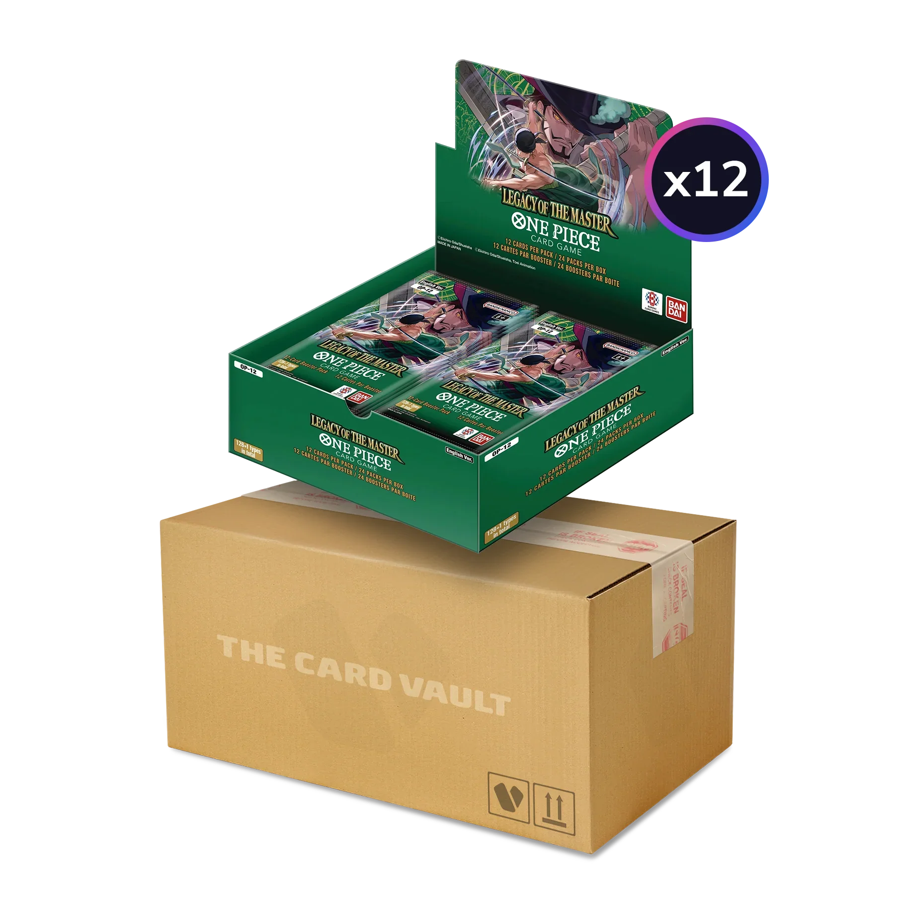 One Piece TCG - Legacy of the Master (OP-12) Display Case (12x Boxes) The Card Vault One Piece TCG - Legacy of the Master (OP-12) Display Case (12x Boxes) The Card Vault