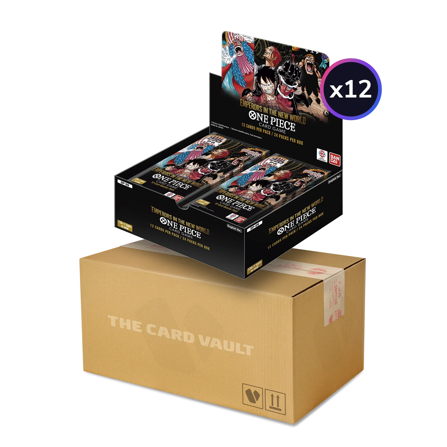 One Piece TCG - Emperors In The New World (OP-09) - Case (12x Boxes) The Card Vault One Piece TCG - Emperors In The New World (OP-09) - Case (12x Boxes) The Card Vault