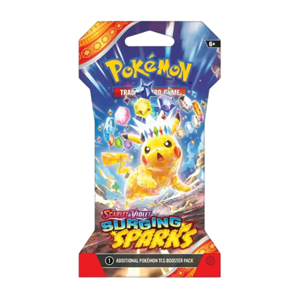 Pokemon TCG - Scarlet & Violet - Surging Sparks - Sleeved Booster Pack