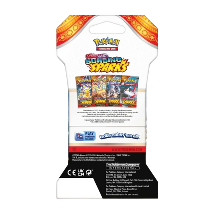 Pokemon TCG - Scarlet & Violet - Surging Sparks - Sleeved Booster Pack