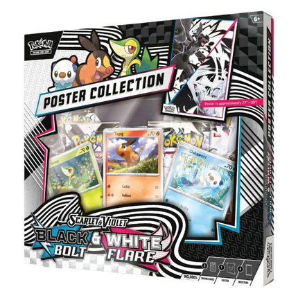 Pokemon TCG - Scarlet & Violet - Black Bolt & White Flare - Unova Poster Collection