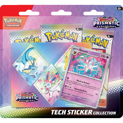 Pokemon TCG - Scarlet & Violet - Prismatic Evolutions - Tech Sticker Collection