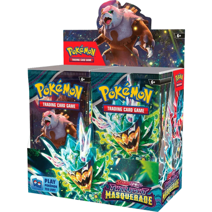 Pokemon TCG - Scarlet & Violet - Twilight Masquerade - Display Case (6x Booster Boxes)