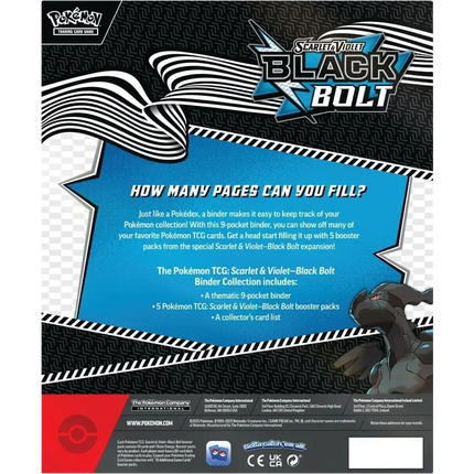 Pokemon TCG - Scarlet & Violet - Black Bolt - Binder Collection