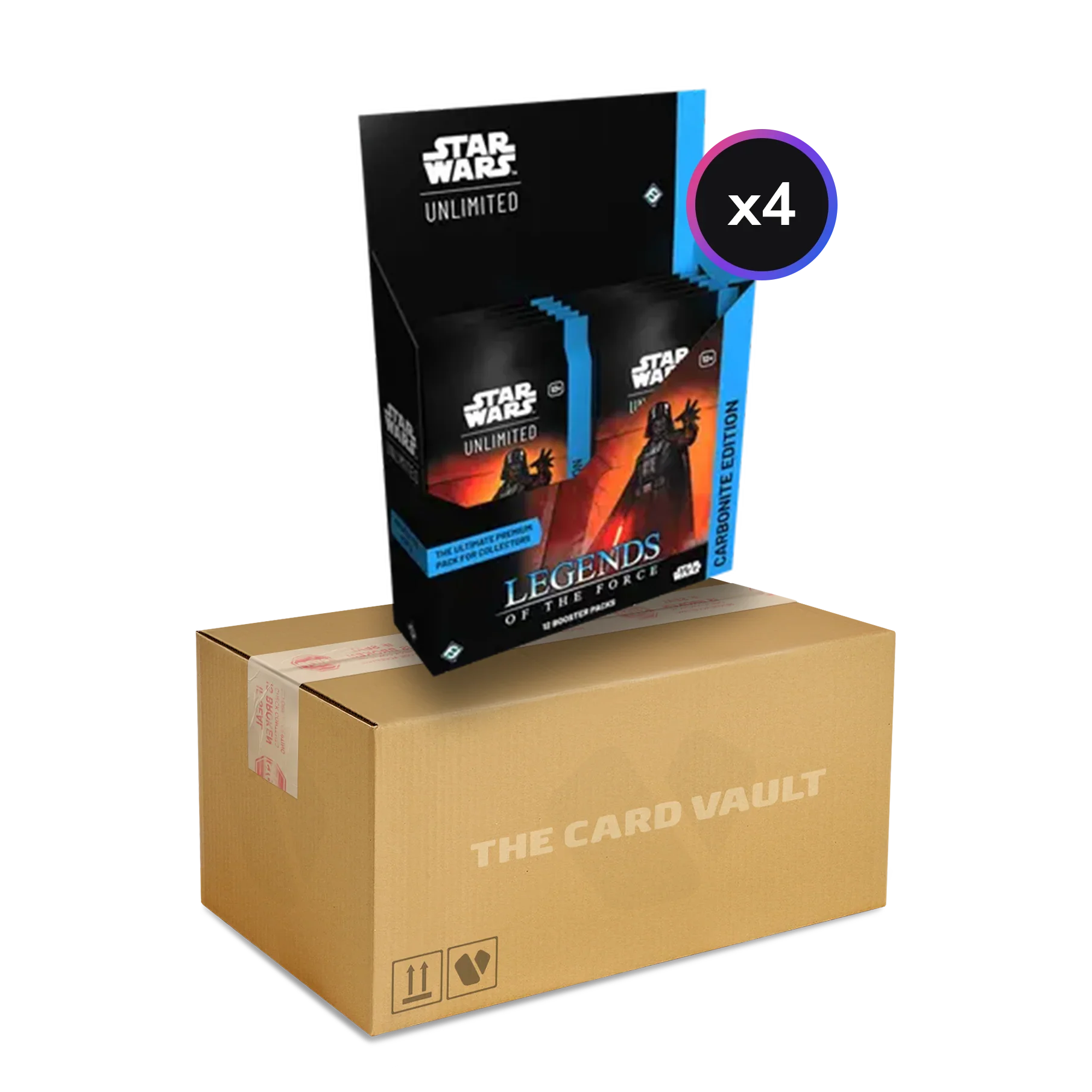 Star Wars: Unlimited - Legends Of The Force - Carbonite Display Case The Card Vault Star Wars: Unlimited - Legends Of The Force - Carbonite Display Case The Card Vault